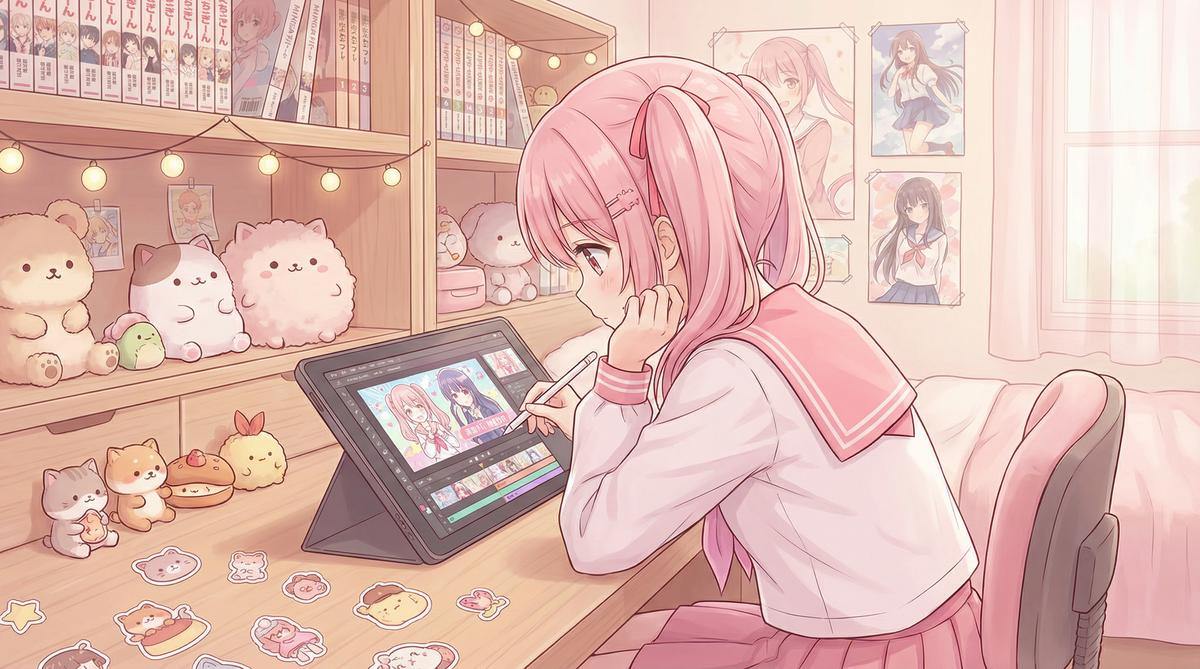 麻豆传媒 - 麻豆传媒：魔法少女变身全过程动漫解析